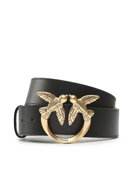 Moteriškas Diržas Pinko Love Berry H4 Belt PE 23 Black juoda