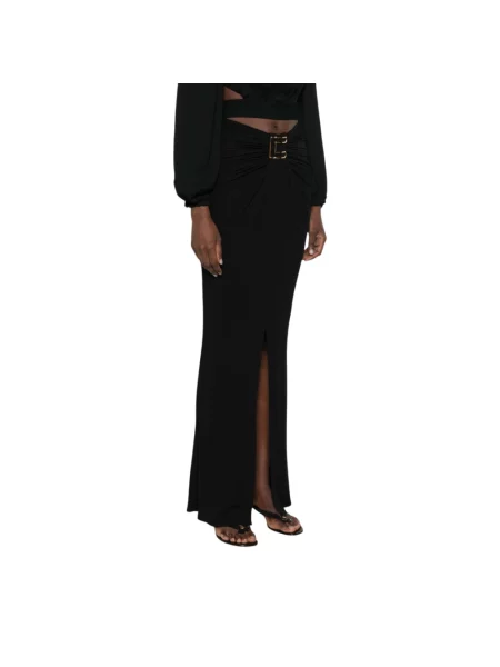 Spódnica maxi Elisabetta Franchi czarna