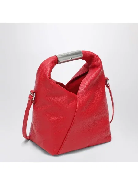 Torebka Mm6 Maison Margiela skórzana czerwona