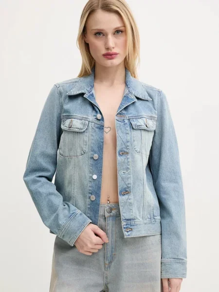 Maison Margiela geaca jeans de tranzitie albastru