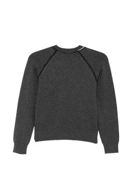 Pulover Marant Etoile cu broderie gri