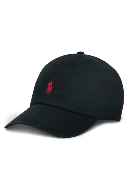 Polo Ralph Lauren czapka z daszkiem gładka czarny