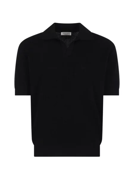 Scurt tricou Roberto Collina tricotate negru