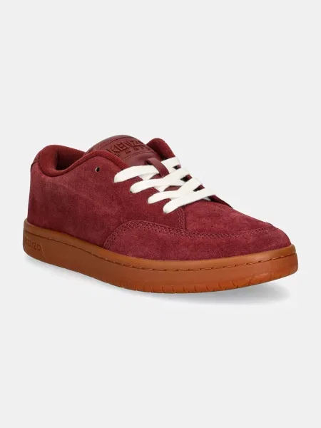 Superge iz semiša Kenzo Dome Low Top Sneakers bordo