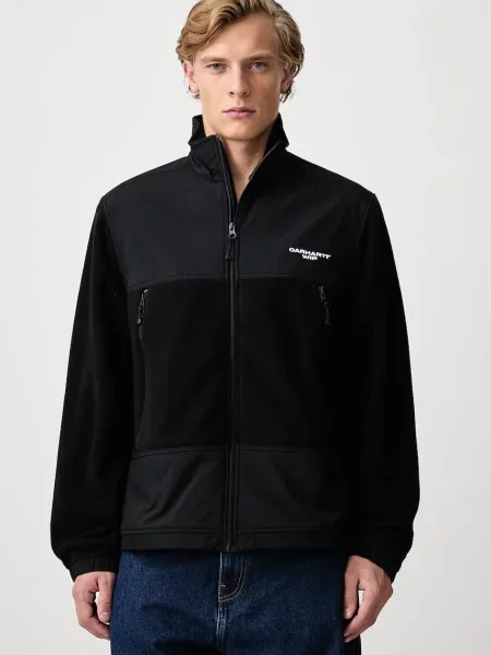 Carhartt WIP Edmore Jacket jachetă din polar pentru bărbați negru