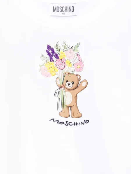 Bluza dziecięca Moschino biała