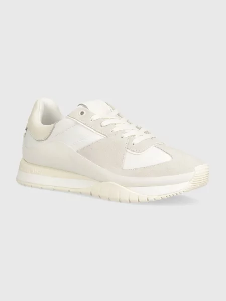 Маратонки Calvin Klein LOW TOP LACE UP MIX бяло