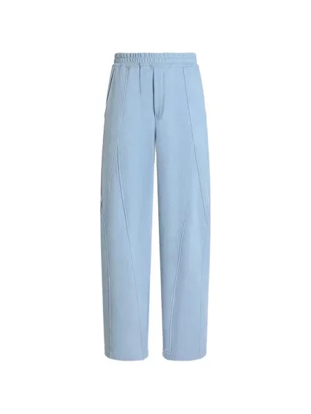 Pantaloni Dolce & Gabbana din jerseu albastru