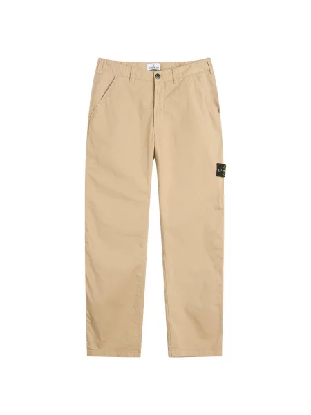 Сhinosy Stone Island z twillu z kamieniami