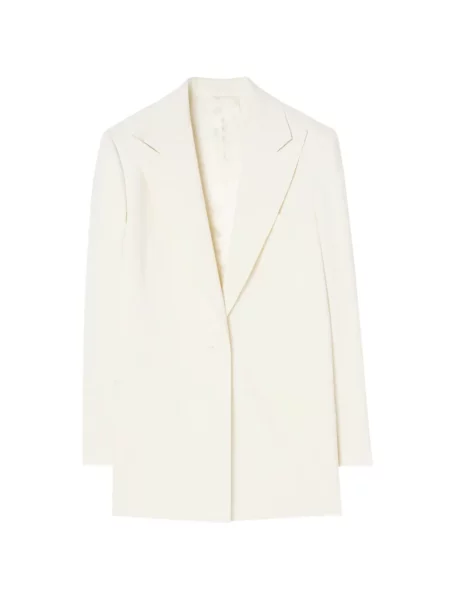 Geacă Burberry de lână alb
