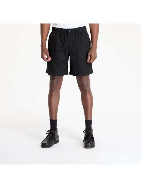 Ленени къс дънки Calvin Klein черно