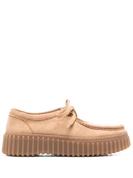 Pantofi Clarks cu șireturi din dantelă