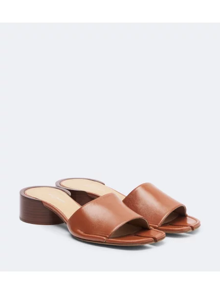 Sandale Maison Margiela din piele maro