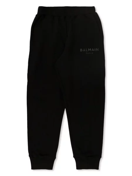 Spodnie dziecięce Balmain czarne