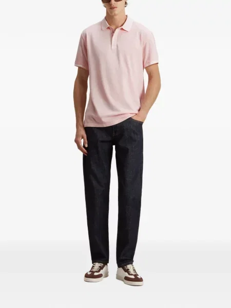 Tricou polo Woolrich roz