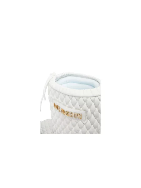 LOVE MOSCHINO Sniego batai balta