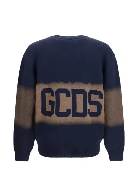 Sweter Gcds z logo niebieski