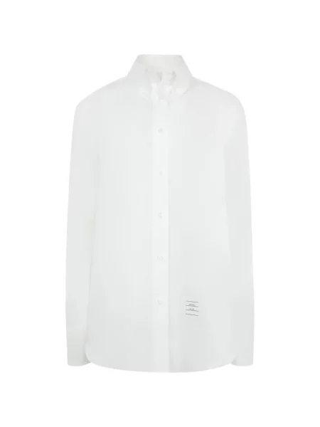 Cămașă Thom Browne din poplin alb