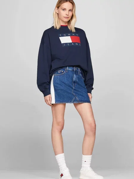 Джинсовая юбка Tommy Jeans синяя