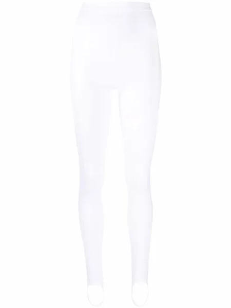 Legginsy Ttswtrs z nadrukiem białe