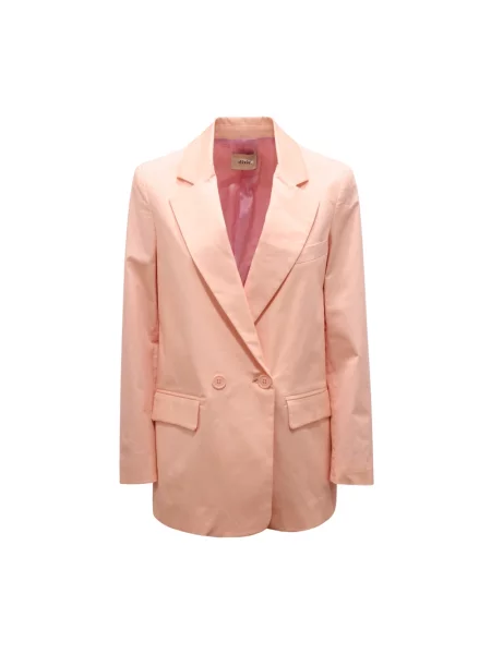 Marynarka Dixie wełniana dwurzędowa różowa