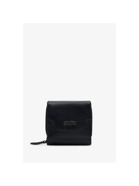 Кожаный кошелек Estro черный
