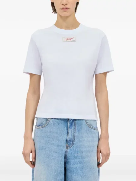 Tricou Msgm cu autograf alb