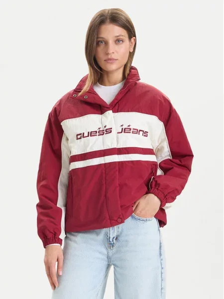 Guess Jeans Демісезонна куртка червоний