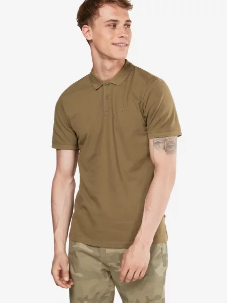 JACK & JONES Marškinėliai alyvuogių žalia