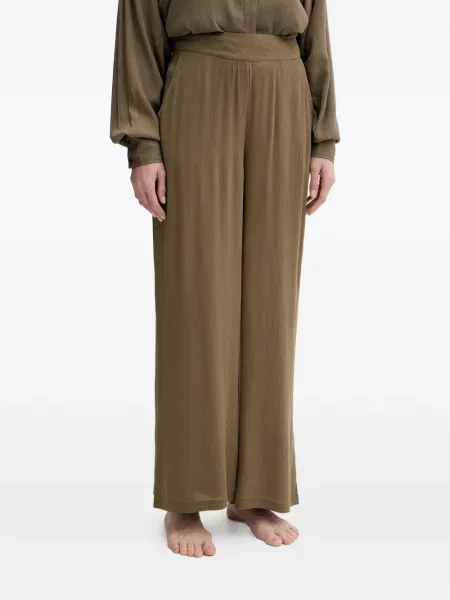 Pantaloni palazzo Guess verde