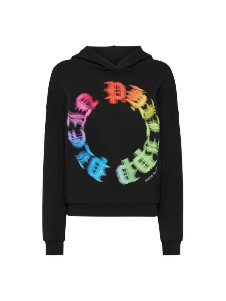 Bluza z kapturem Philipp Plein z kapturem czarna