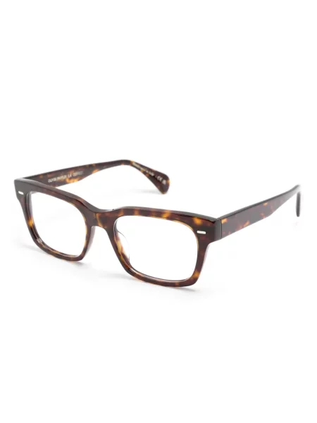Saulės akiniai Oliver Peoples ruda