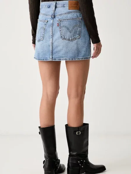 Levi's spódnica jeansowa ICON niebieska
