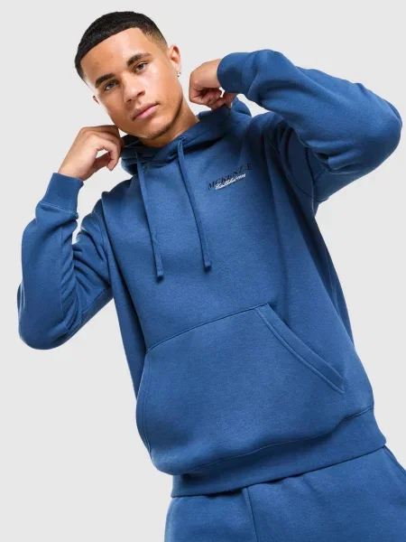 Mckenzie Bluza Z Kapturem Type niebieska
