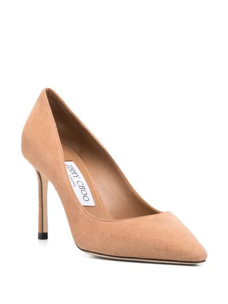 Pantofi cu toc Jimmy Choo maro