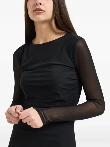 Rochie maxi Patrizia Pepe lungă de costum negru