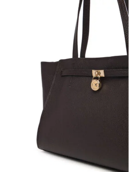 Torbica MICHAEL Michael Kors Hamilton Tamno smeđa