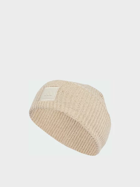Шапка Adidas бежевая