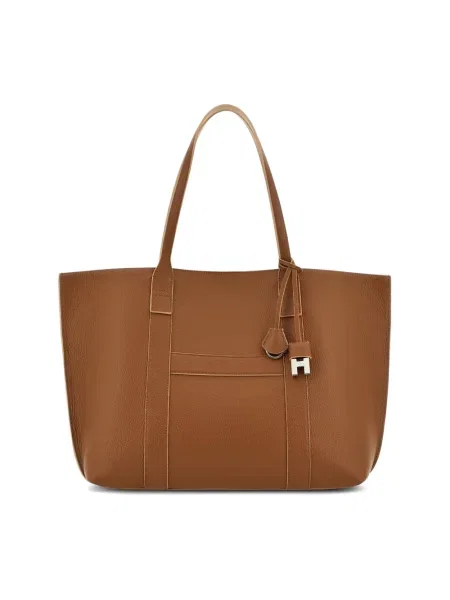 Shopperka Hogan skórzana brązowa