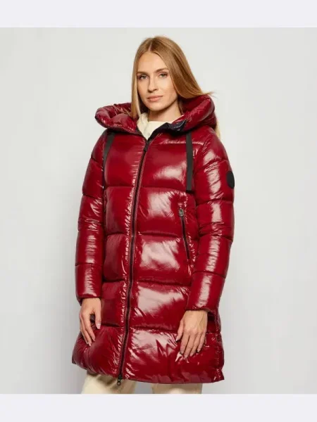 Save The Duck Palton de iarnă Vișiniu bordo