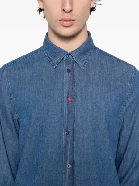 Cămașă Ps Paul Smith albastru