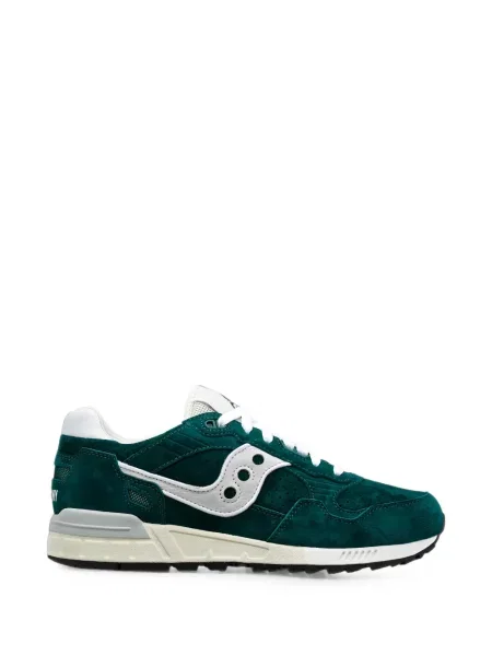 Sneakerși Saucony din piele de căprioară verde