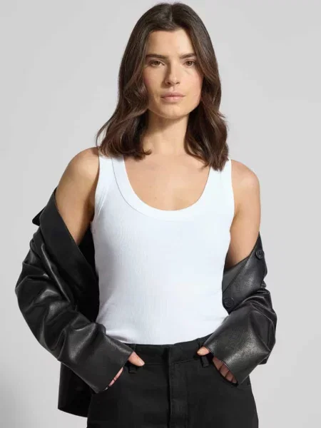 Top Drykorn na ramiączkach biały