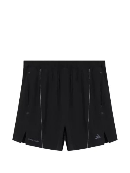 Sală de gimnastică lung sutien Adidas din piele negru