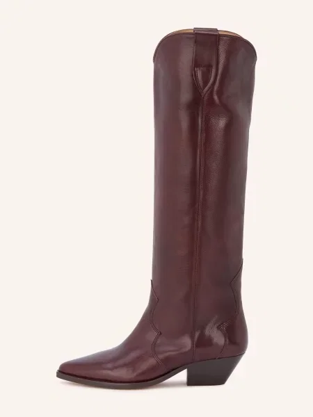 Isabel Marant Kovbojské Boty Denvee tmavě hnědá