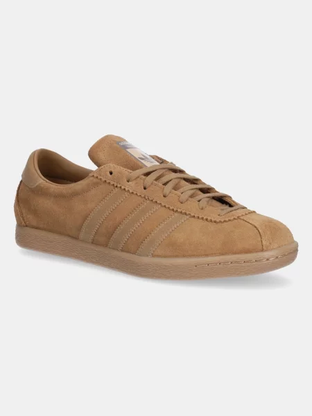 Adidas Originals sneakers din piele intoarsă Tobacco bărbați maro
