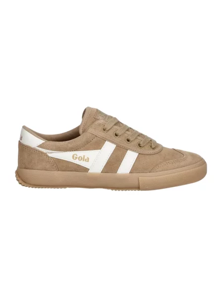Gola Badminton Suede Trainer sneakersy zamszowe beżowe