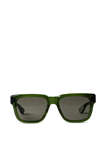Ochelari de soare Chrome Hearts cu motiv cu inimi verde