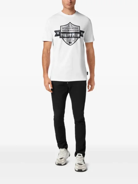 Tricou Philipp Plein alb