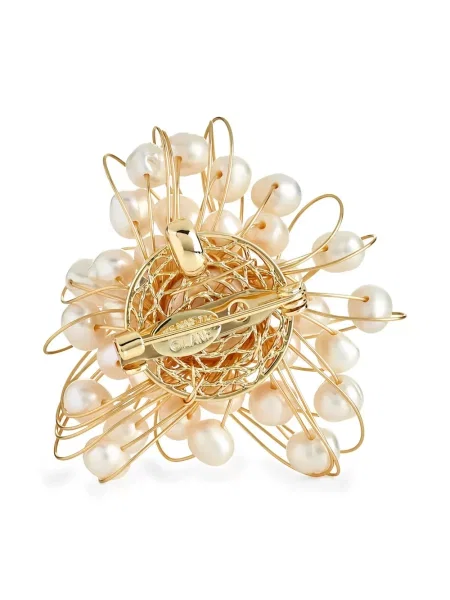 Brosa Kenneth Jay Lane cu model floral
